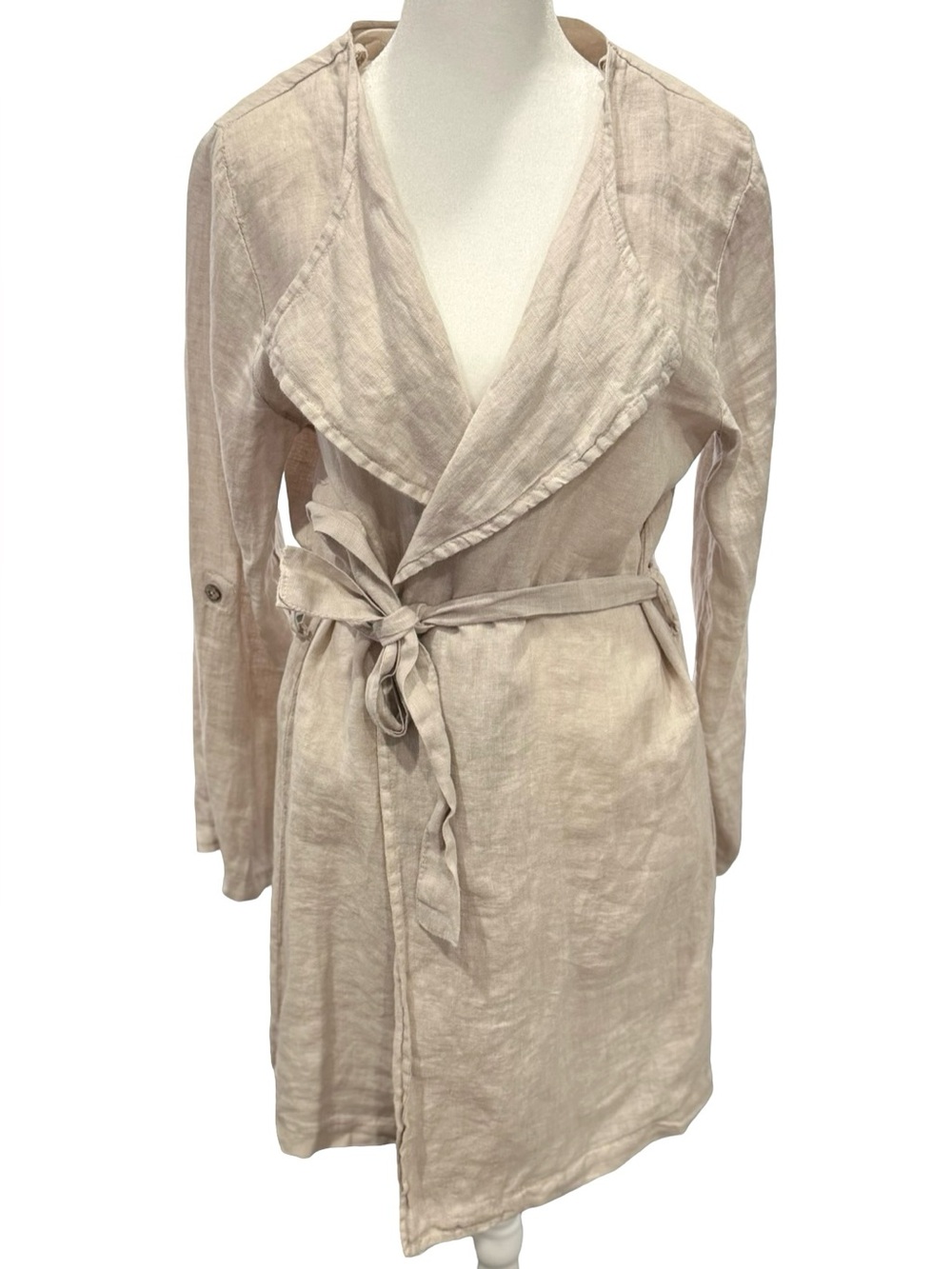 LIKE NEW Alessia Pacini Linen Jacket MADE IN ITALY (small)